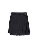 [Signature] ANEW Golf Women's Pleats Half H/PT - Black