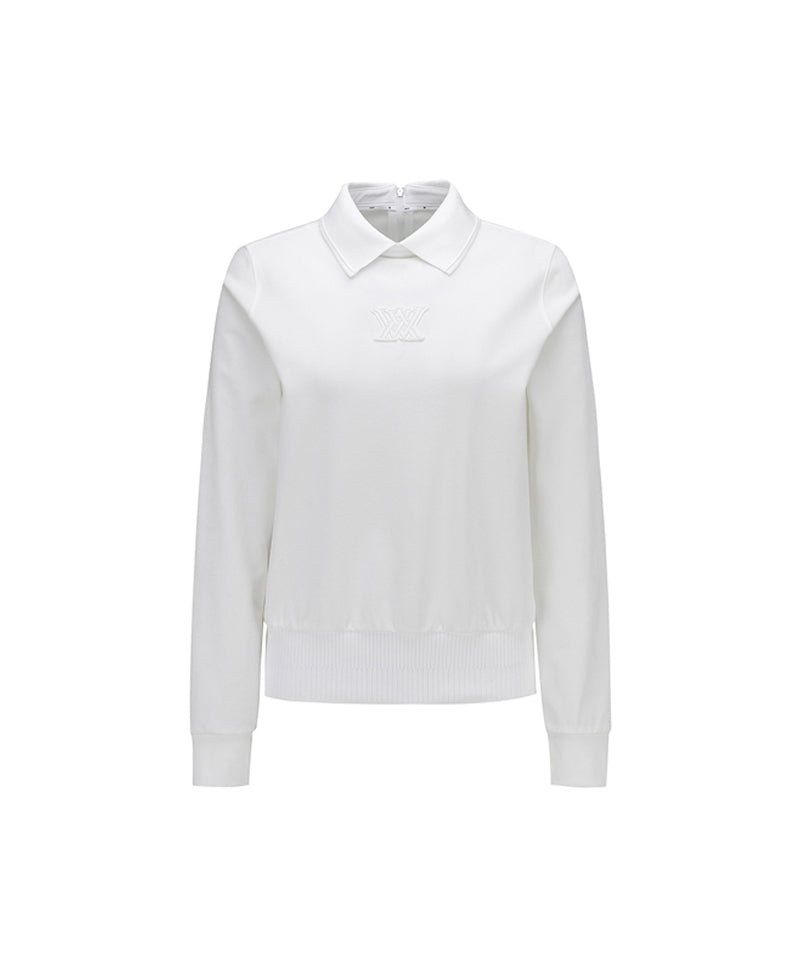 Women's Stitch Point Long T-Shirt - Ivory