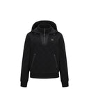 Women's Logo Pattern Anorak - Black