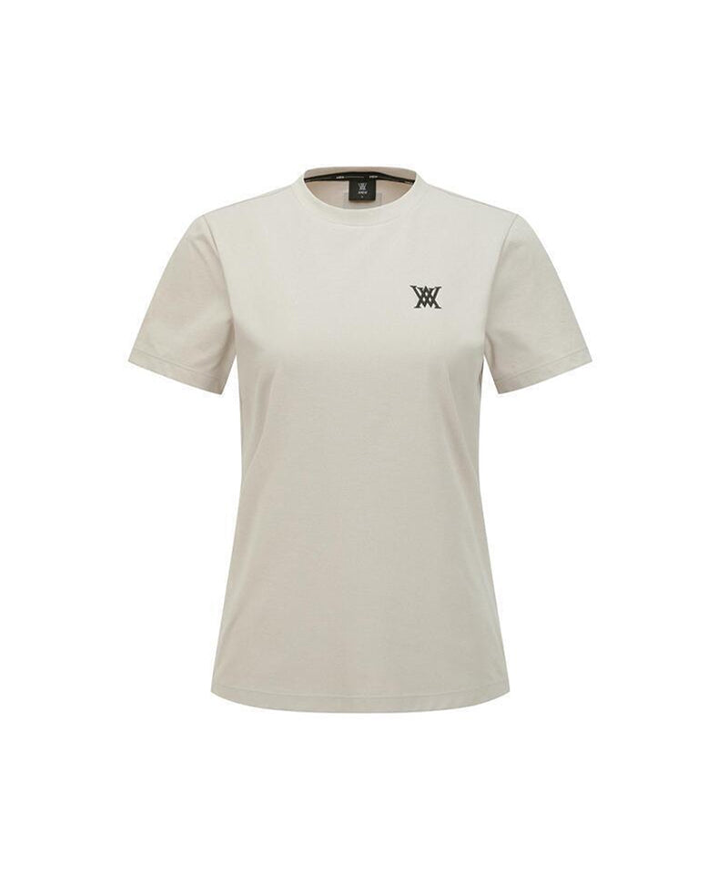 ANEW Golf Women's SM Essential Round Short  T-Shirt - Light Beige