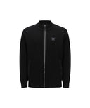 Men's Black Check Board Cardigan - Black