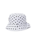 New Pattern Bucket Hat - White