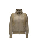 Women's Incision Coloring Point Jacket - Dark Beige