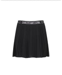 Women Camo Band Pleats SQ - Black