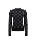 Women's Check Board Pullover - Black