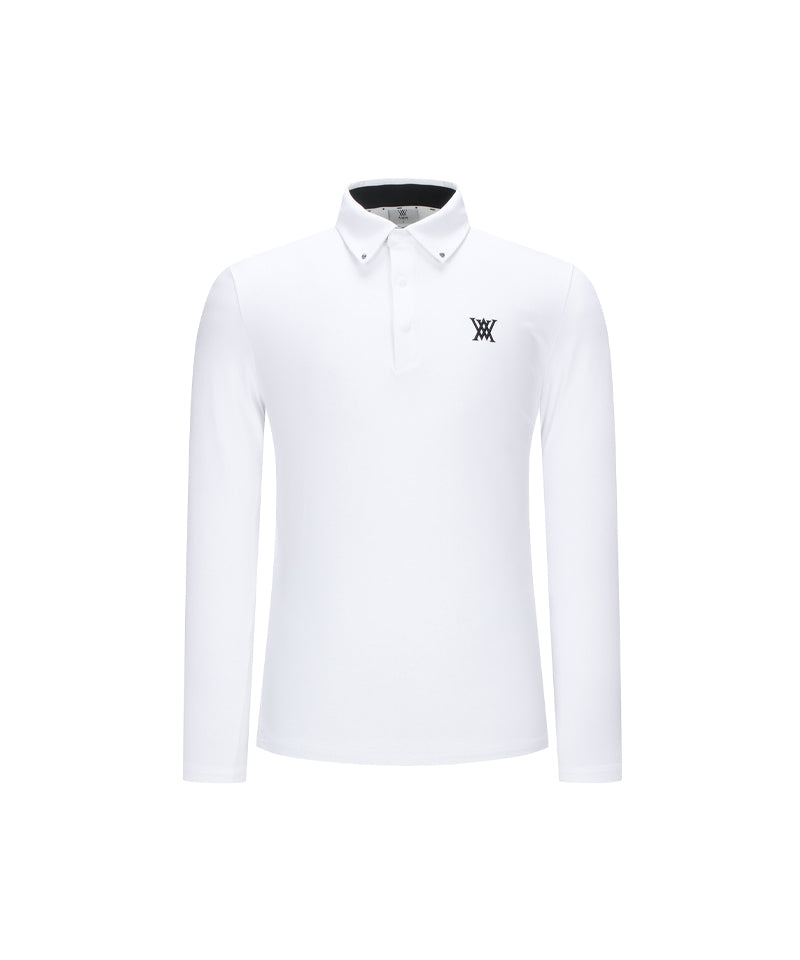 Men's Signature Logo L/TS - Off-White