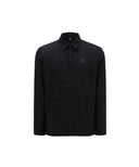 Men's Camo Pattern Long T-Shirt - Black