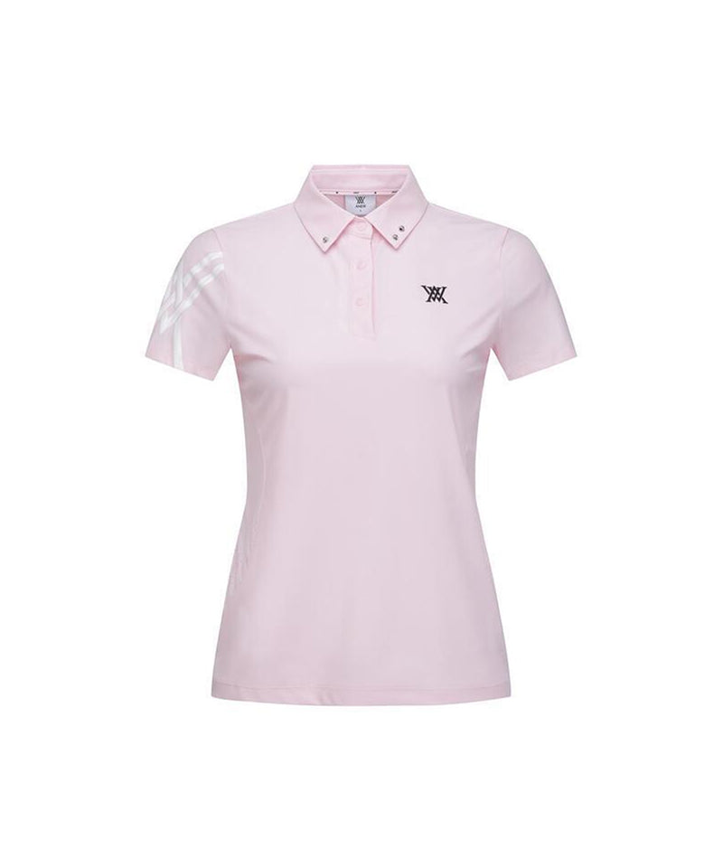 ANEW Golf Women's SM Logo Point Short T-Shirt - Light Pink