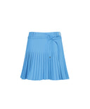 [Legacy Sale] Women's Ribbon Pleats Skirt - Aqua Blue