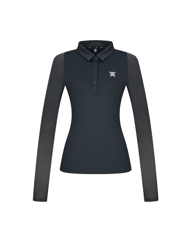 Women's Cooling Sleeve Block L/TS - Black