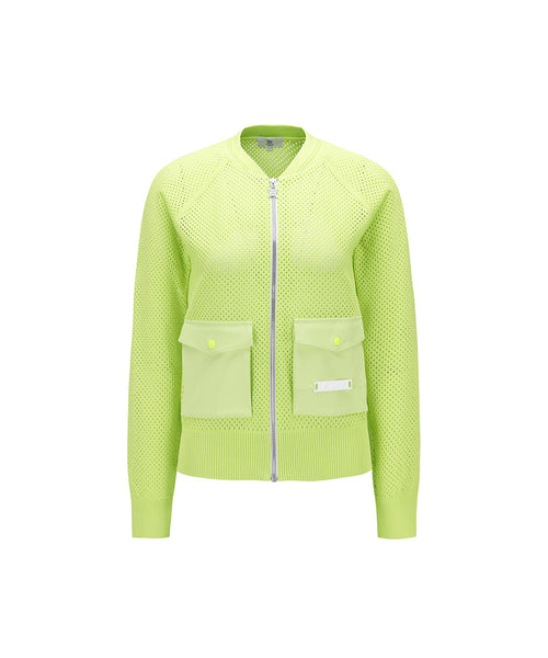 ■ANEW GOLF■ Women's IT Mesh Full Zip Up JACKETBK Women's IT Mesh Full Zip-Up Jacket - Black – Anew Golf USA