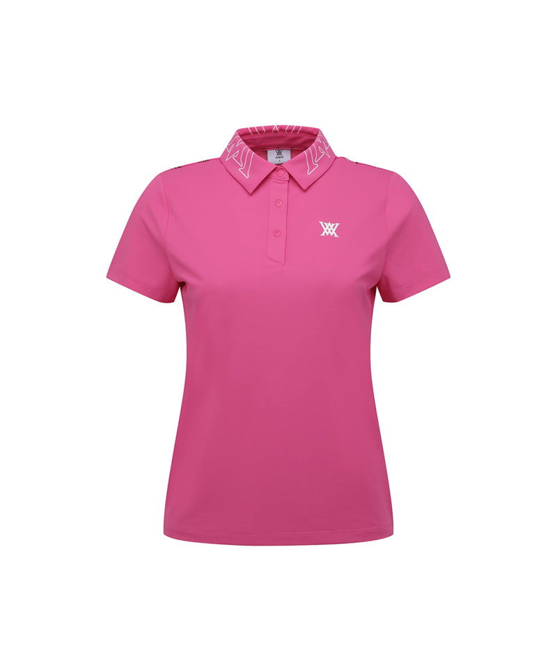 ANEW Golf Women's SM New's Signature Logo Short T-Shirt - Hot Pink