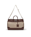 Lock Flap Big Tote Bag - Dark Beige
