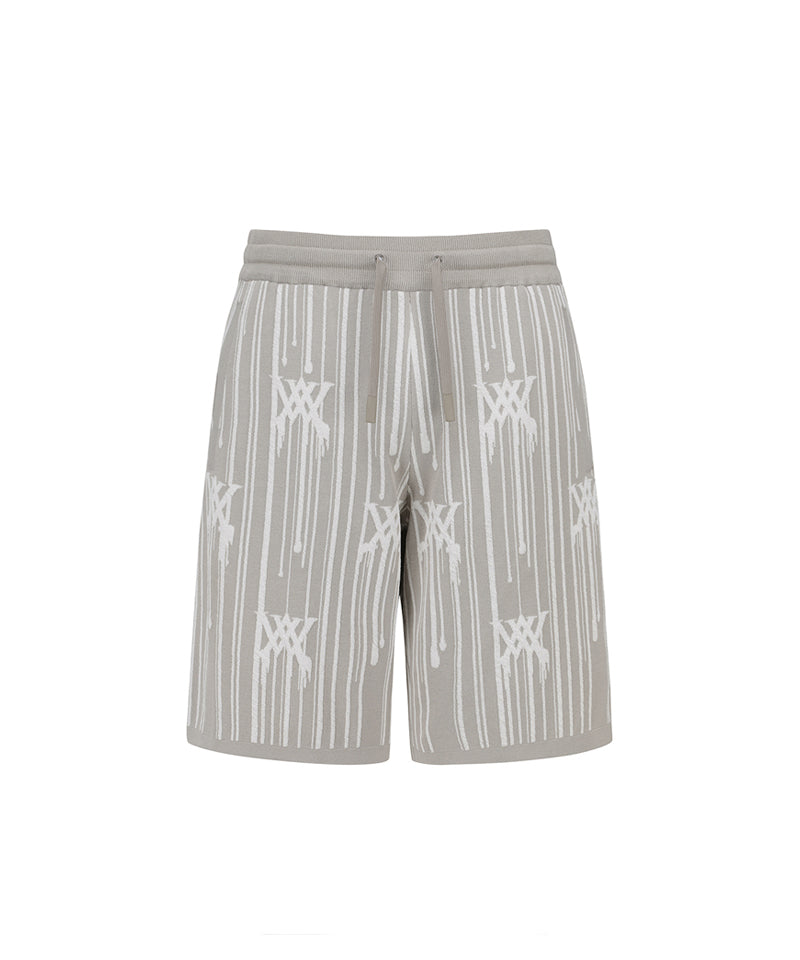 Men's Rain Logo Sweater Half Pant - Beige