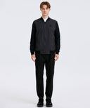Men's Incision Coloring Point Jacket - Charcoal Gray