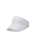 ANEW Golf Women's Tape Point High Crown Visor - White