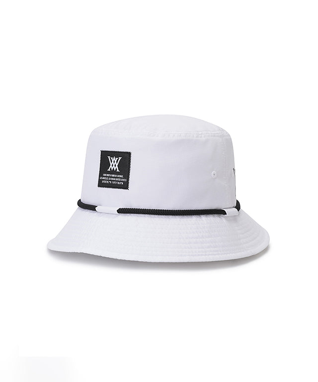 Unisex Loop Colour Bucket Hat - White