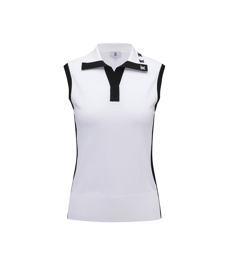 Women Back Signature Logo Sleeveless - White