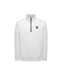 Men's Half Zip L/TS - Off-White