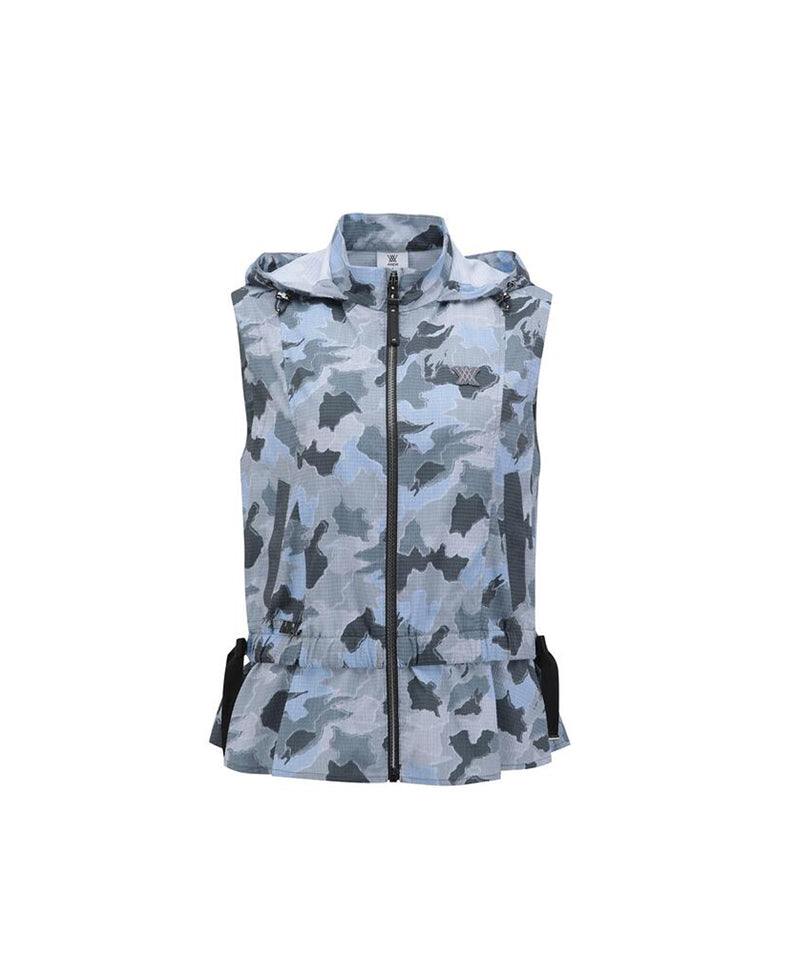 ANEW GOLF Women's SM Wave Pattern Vest - Blue