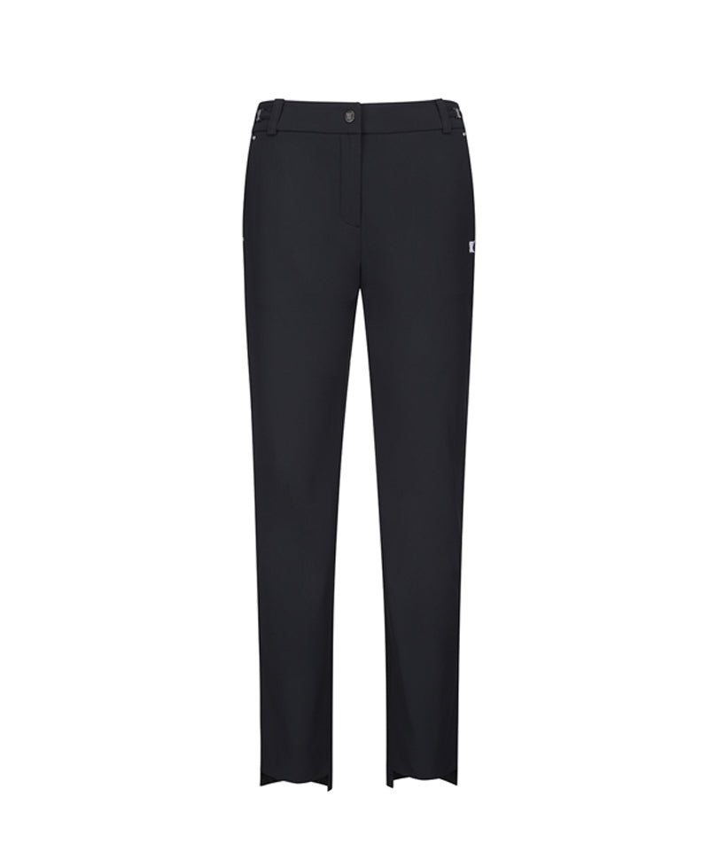 Women's Band Point Essential Long Pants - Black