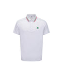 ANEW GOLF Men's SM Knit Collar Short T-Shirt - White