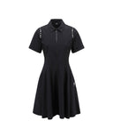 [Legacy Sale] Women Collar Onepiece - Black