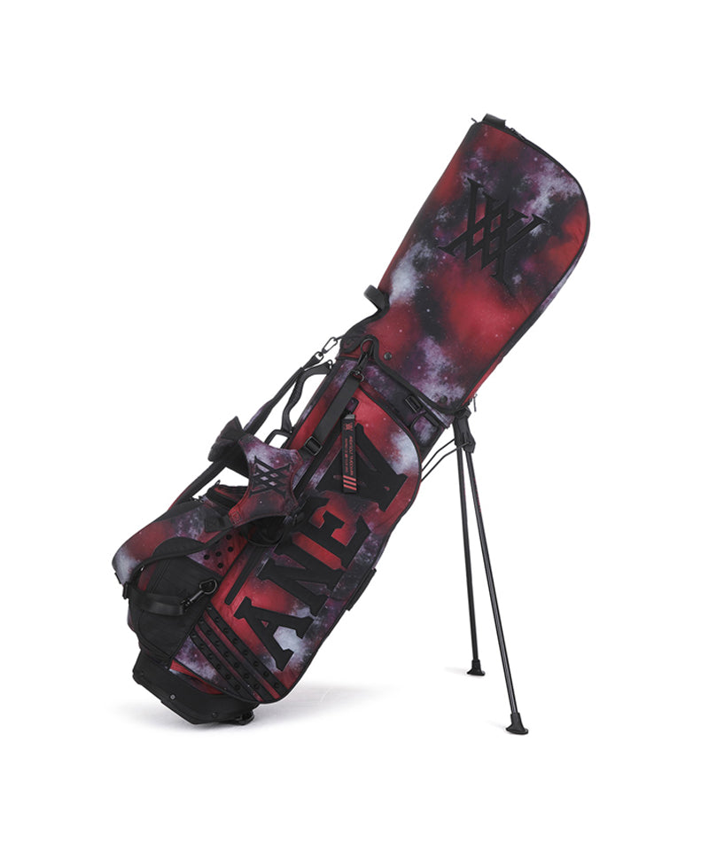 ANEW GOLF Uni Galaxy Pattern Stand Bag - Red