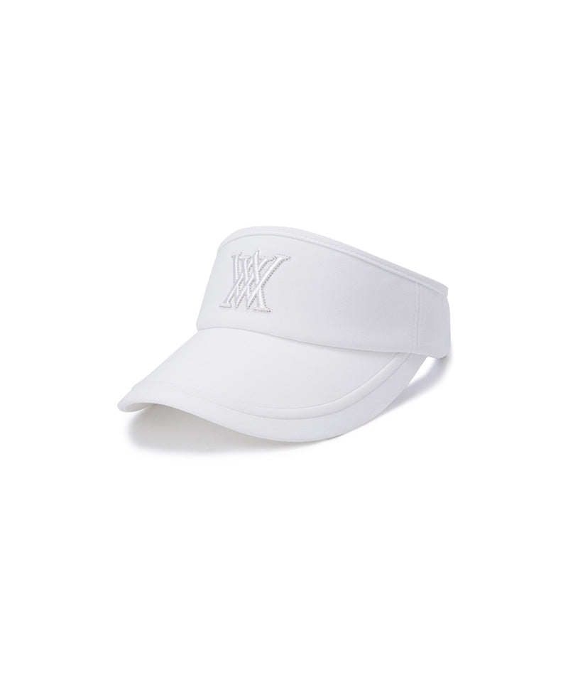 Women's Colorful Sun Visor - White