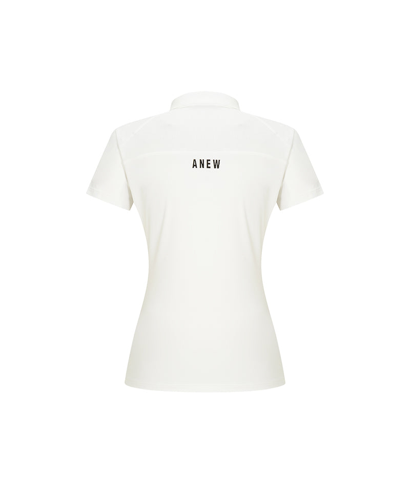 Women's Single Print B Mesh Block S/TS