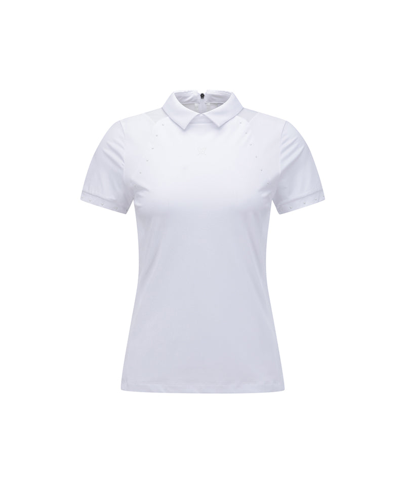 ANEW Golf Women's SM Hybrid Short T-Shirt - White