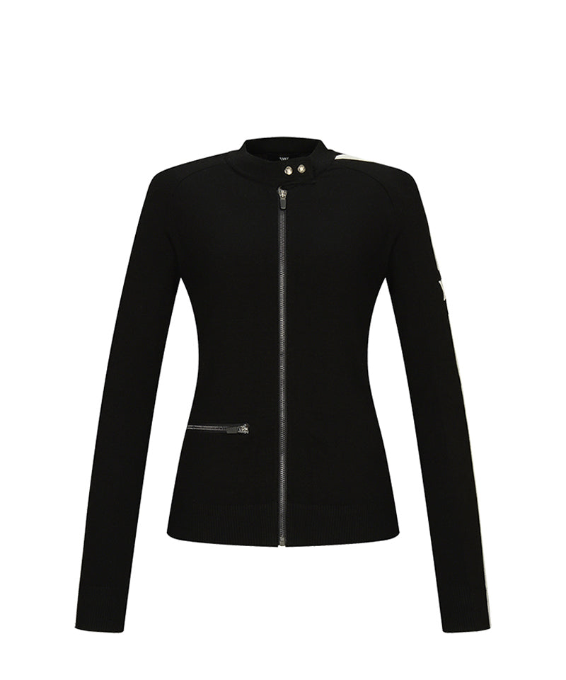 W Sleeve Intasha Fullzip Set SW - Black