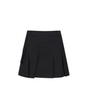Women's Cargo Pocket Point Skirt - Black