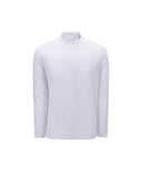 Men's Mock Neck Cooling Baselayer - White