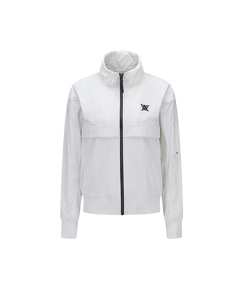 Women's Summer Windbreaker Jacket - White