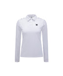 ANEW Golf Women's SP Signature Logo Hybrid Long T-Shirt - White