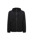 Men's Layered Hoodie Jacket - Black