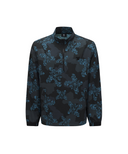Men's FA Flower Pattern Anorak Jacket - Black