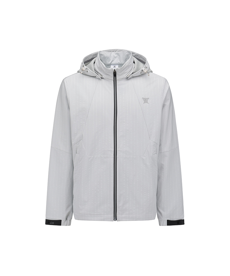 Men's FA Hooded Jacket - Light Grey