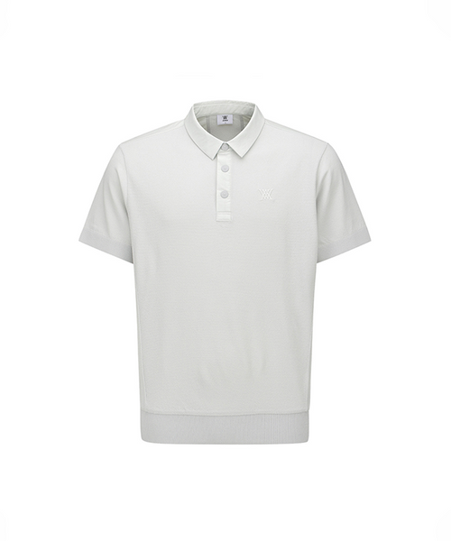 Men's FA Hybrid Short Sleeve Sweater - Light Grey – Anew