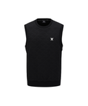 Men's FA Logo Pattern Jersey Vest - Black