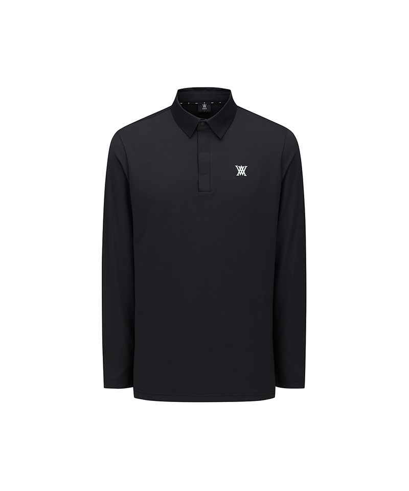 Men's FA Back Line Detail Long T-Shirt - Black