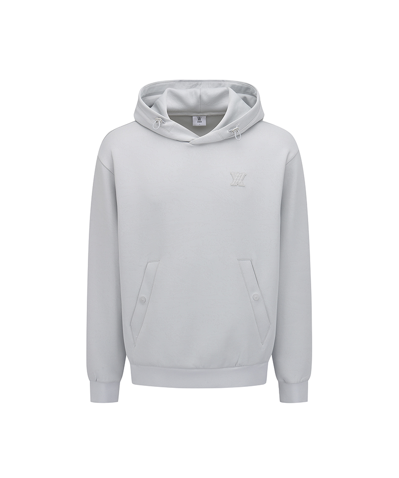 Men's FA Hooded Sweatshirt - Light Grey