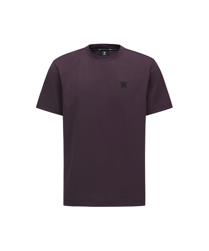 Men's FA Essential Round T-Shirt - Burgundy