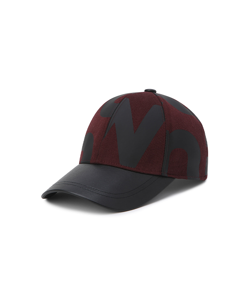 Unisex Big Wording Cap - Burgunday