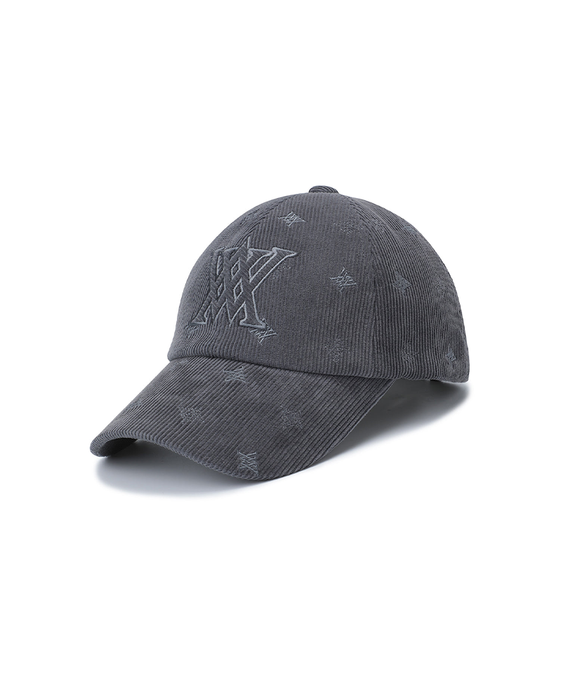 Unisex Corduroy Cap - Dark Grey