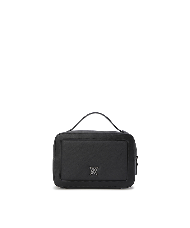 Uni Square 3Zip Pouch - Black