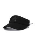 Women's Knit Visor - Black