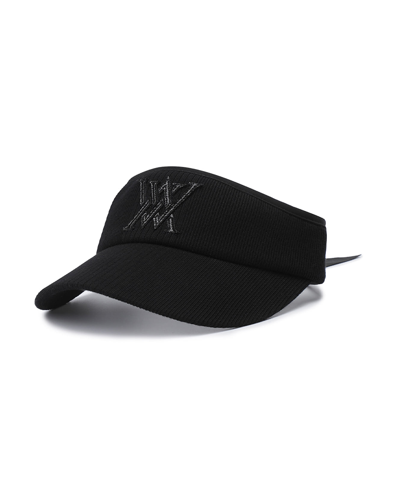 Women's Knit Visor - Black