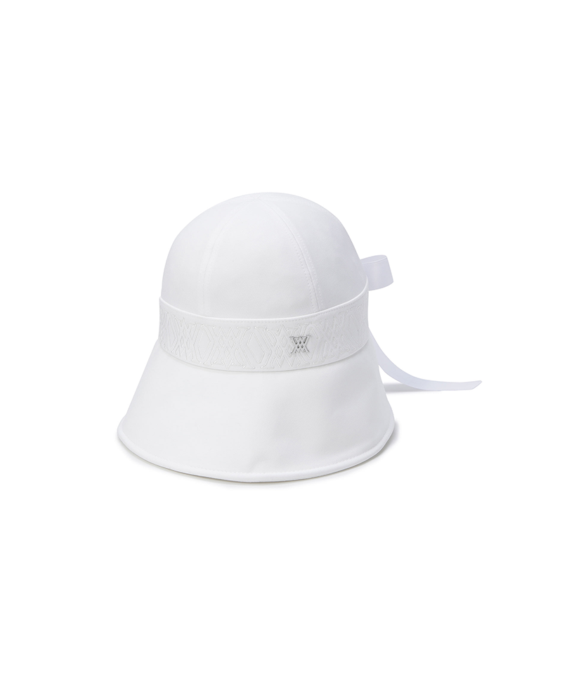 Women's Wide Hat - White